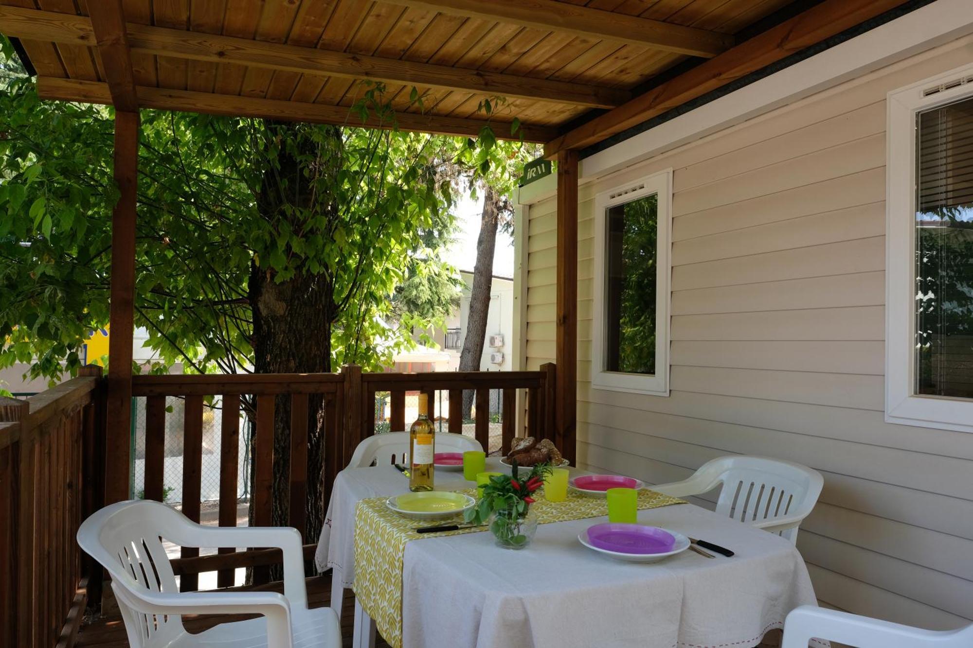 Happy Camp Mobile Homes In Camping Villaggio Lamaforca Carovigno Eksteriør bilde